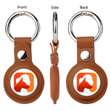 Guardian TND Smart Safety Keychain - Brown Leatherette