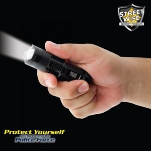 Flashlights - Police Force Mini Tactical Cree Flashlight With Slide Zoom