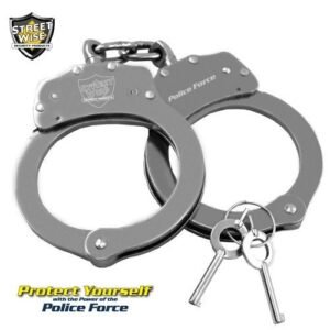 Handcuffs - Police Force Stainless Steel Handcuffs
