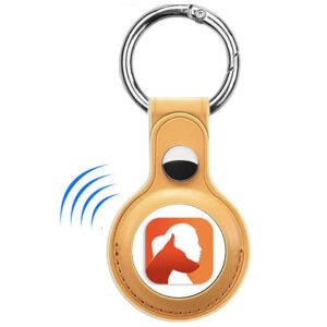 Guardian TND Smart Safety Keychain - Yellow Leatherette