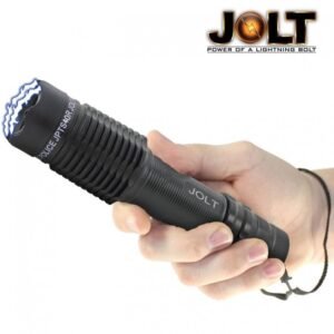 Rechargeable Flashlight Stun Gun - JOLT Police 40,000,000 Volt Tactical Stun Flashlight