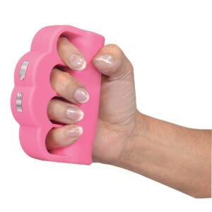 ZAP Knuckle Blaster 950,000 Volt Stun Gun in Pink - Brass Knuckles Taser