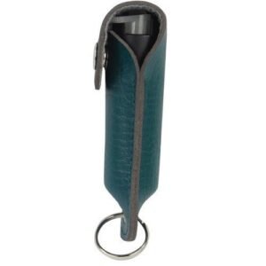 Mace Pepper Spray - Mace Keyguard Pepper Spray In Green Soft Leather Case