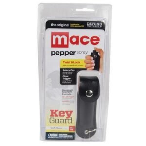 Mace Pepper Spray - Mace Pepper Spray In Black Soft Leather Case