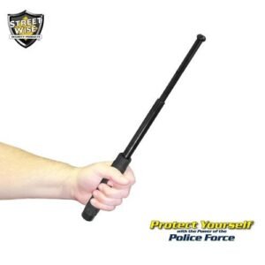 Metal Batons - Police Force 16 Inch Expandable Steel Baton