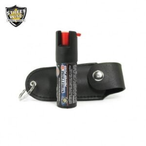 Pepper Spray: Streetwise 18 - Lab Certified Streetwise 18 1/2 Oz Pepper Foam In Black Softcase