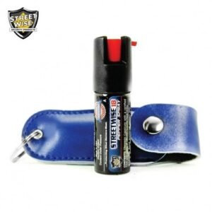 Pepper Spray: Streetwise 18 - Lab Certified Streetwise 18 Pepper Spray 1/2 Oz In Blue Soft Case