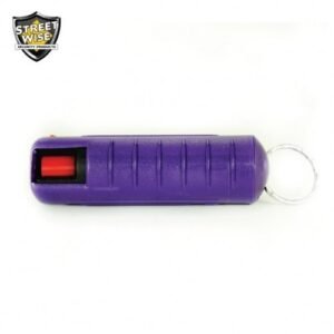Pepper Spray: Streetwise 18 - Lab Certified Streetwise 18 Pepper Spray 1/2 Oz In Purple Hard Case