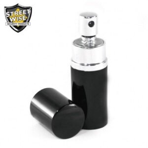 Pepper Spray: Streetwise 18 - Lab Certified SW 18 3/4 Oz Black Round Perfume Pepper Spray