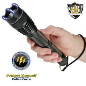 Rechargeable Flashlight Stun Gun - Police Force 8,000,000 Volt Tactical Stun Flashlight