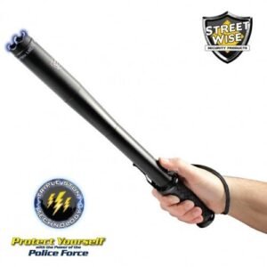 Police Force Stun Guns - Police Force 9,000,000 Volt Tactical Stun Baton Flashlight