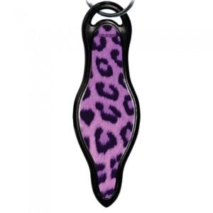 Self-Defense Keychains - Munio Self Defense Keychain In Purple Leopard